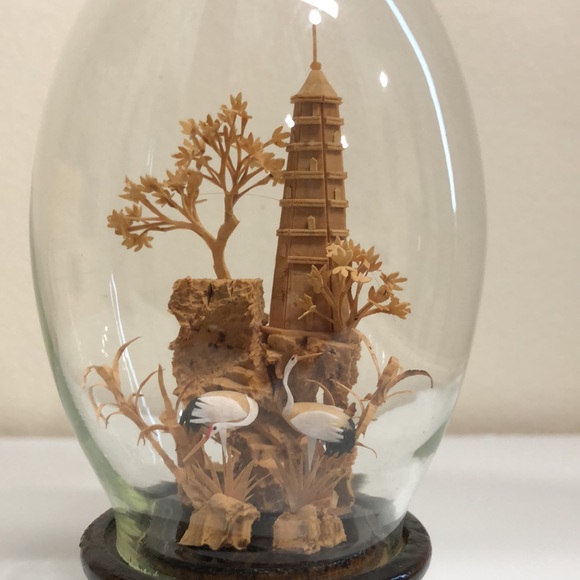 San You Cork Art with Cranes - Picture 4 of 6